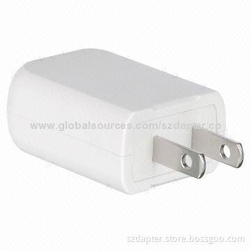 5V/1A USB mobile phone charger with UL/FCC/RoHS certifications